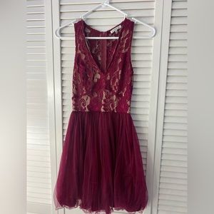 CHARLOTTE RUSSE Y2K Mini Lace Dress